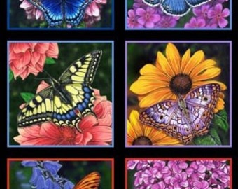 Butterfly Garden Panel by Elizabeth Studios