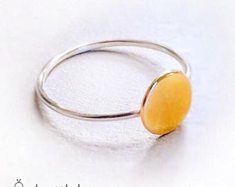 Sterling Silver and Gold Ring. Sterling silver delicate ring. Gold delicate ring. Gift for her. Engagement ring. Birthday present. Custom
