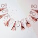 Rose Gold Engagement Ring Tassel Bunting - 2m - Team Bride | Coral Blush Pink Hen Do | Hen Party Night | Bachelorette Party Prop Backdrop