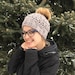 Messy Bun Beanie - Mom Bun Hat - Ponytail Hat - M essy Bun Hat - Pony Tail Beanie - Viral Messy Bun Beanie - Pony Beanie - Viral Bun Hat