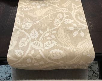 Bird Table Runner | Summer Table Runner | Summer Table Decor | Country Table Runner | Rustic Table Decor | Farmhouse Table Runner | Country