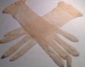 Vintage Ladies Mesh Gloves