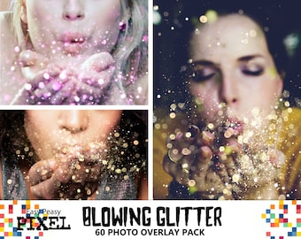 BLOWING GLITTER OVERLAYS, Glitter Overlays, Glitter Overlay, Photoshop Overlays, Photo Overlays, Wedding Overlays, Conffeti Overlays