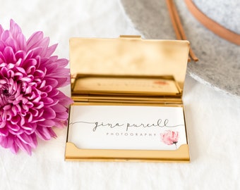 Rose Gold|Business Card Holder|Gift for Mom|Card Holder|Credit Card Holder|Gift|ID Holder|Rose Gold Accessories|Metal Card Holder|Travel