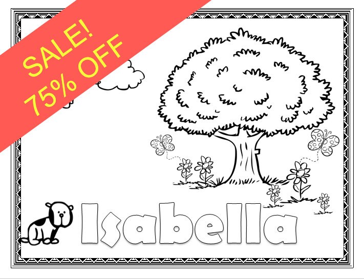5 Printable Name Coloring Pages/Name Coloring Pages/Custom 5 Printable Name Coloring Pages/Name Coloring Pages/Custom