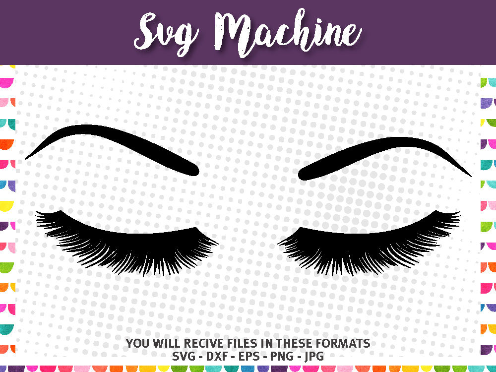 Eyelashes SVG Bundle Lashes SVG Eyes SVG Eyebrow svg