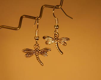 Metal Dragonfly earrings