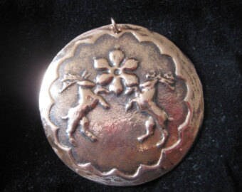 SCA Flower Medallion - Copper Pressblech