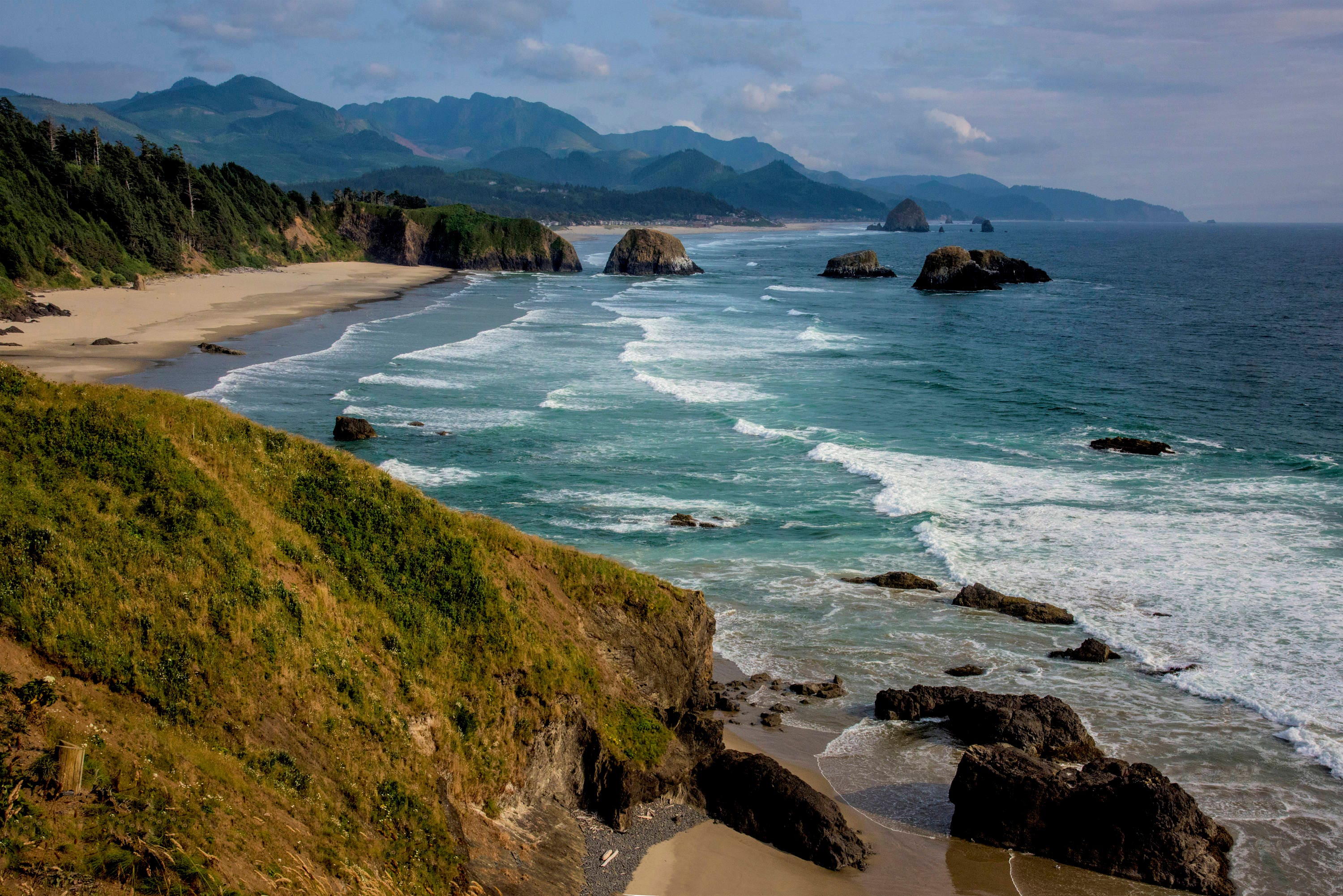 Ecola beach Oregon state park Cannon beach haystack rocks