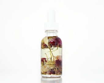 Body Oil | Floral Bath Oil | Wild Honeysuckle + Woods Body Bath Oil with rose, jasmine and honeysuckle | 100% natural & vegan - TRAVEL SIZE