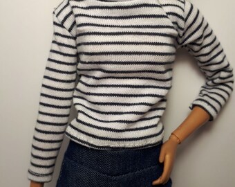 Long sleeve stripe shirt