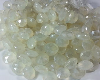 9mm Mystic Pearl Chalcedony Hearts, 40 Briolettes
