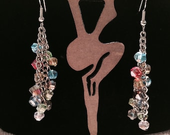 Swarovski crystal dangle earrings