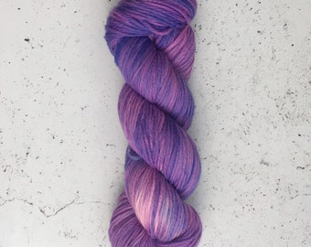 Hand Dyed Worsted Yarn, Knitting Yarn, 100% Superwash Merino Wool, 100g/218 yards