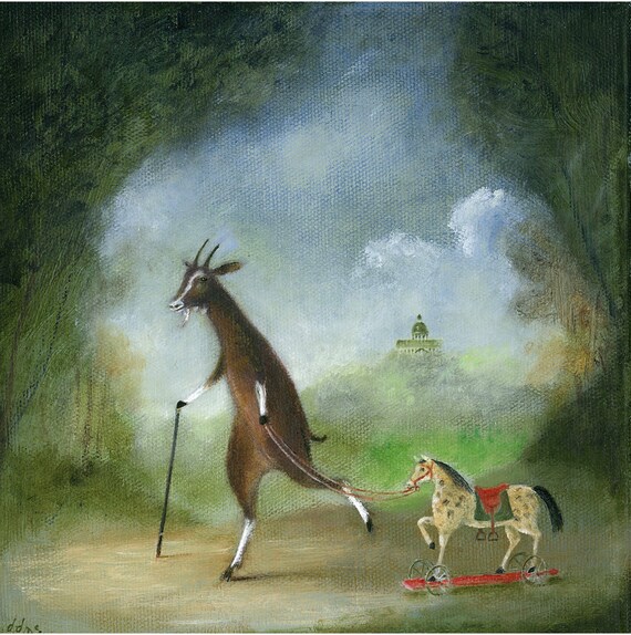 Fine Art Print of an Original Animal Painting: The