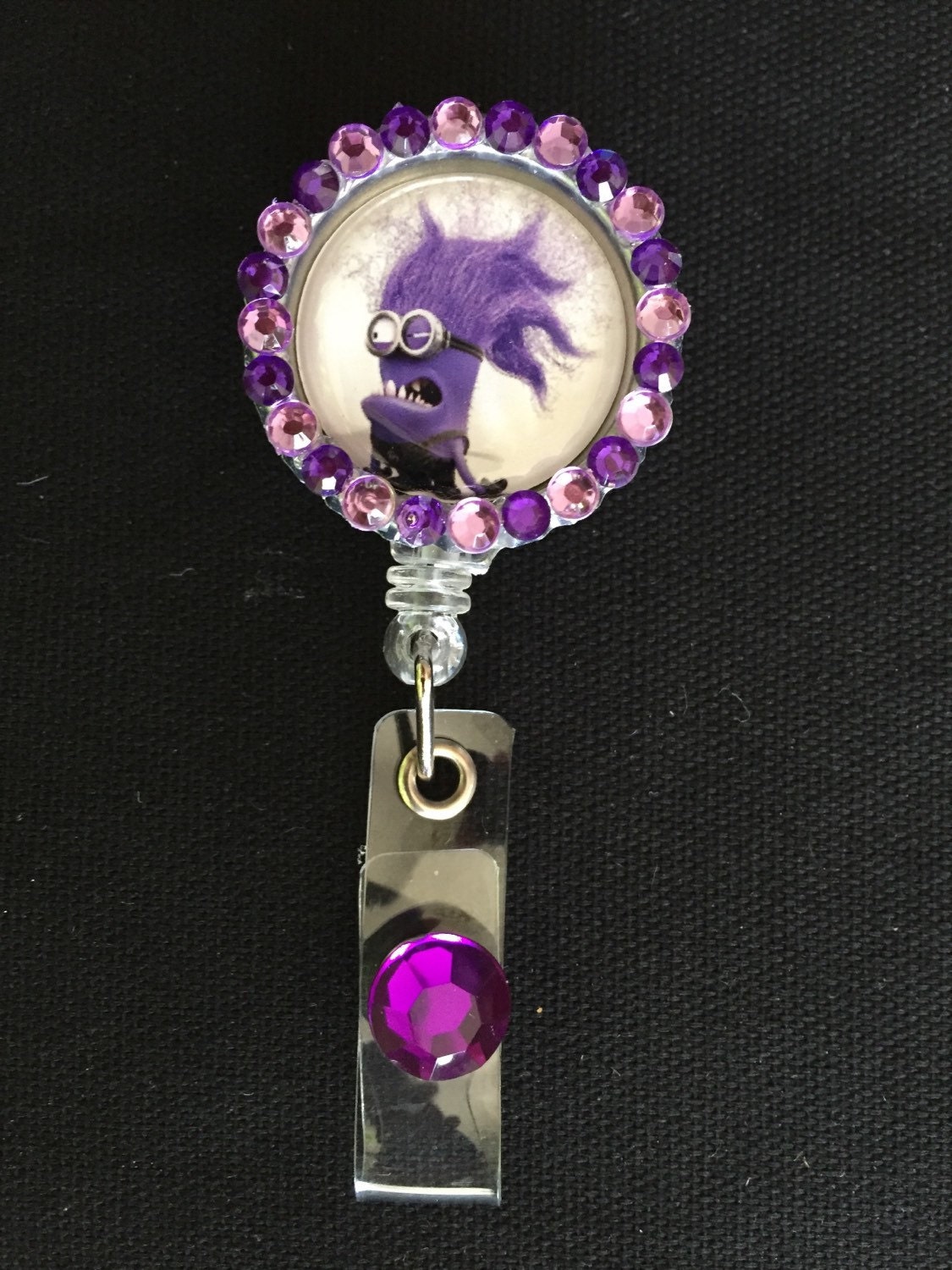 Evil Minion Retractable I.D. Badge Holder ID Badge Holder