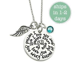 I Carried You Every Second Of Your Life - Miscarriage Remembrance - Personalized Jewelry - Miscarriage Necklace - Infant Loss Jewelry - 1128