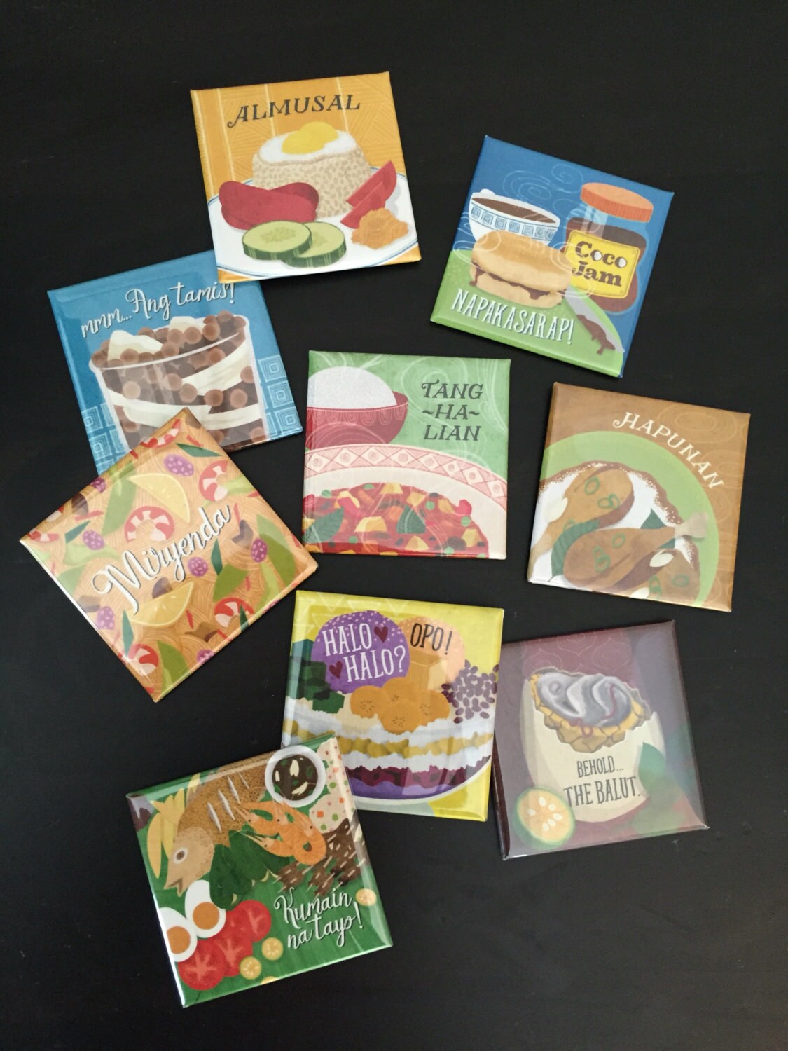 Filipino Food Art Refrigerator Tagalog Filipino