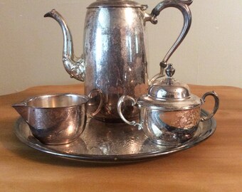 Silver tea set | Etsy Silver tea set | Etsy