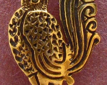 Rooster - Shank Button - B630