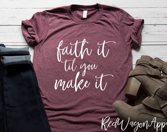 Faith t shirts | Etsy