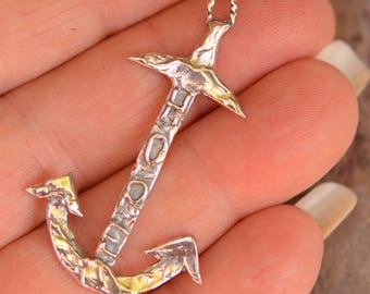 Hope is the Anchor for the Soul in Sterling Silver, PN-556