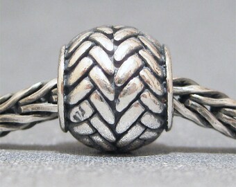 SMALL CORE Sterling Silver Big Hole Bead No. 28 Spacer European Charm Bracelet Bead