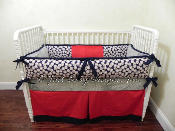 Baseball Crib Bedding Etsy Baseball Crib Bedding Etsy