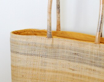 Jute Raffia With Pearl Clutch-Khaki main image 0