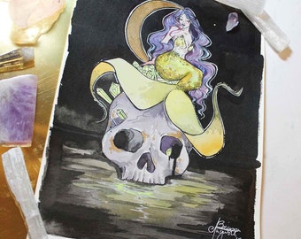 Skull Mermaid - Mermay Day Nine