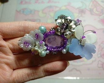 Chinese Sliver and Butterfly and Pearls Flower Hair Accessories Hair Comb Hair Clip Hair Stick Hair Pins