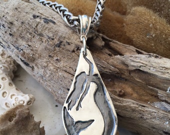 Mermaid Necklace - Mermaid Jewelry - Beach Necklace - Beach Jewelry - Ocean Jewelry