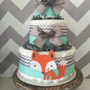 Fox diaper cake | Etsy