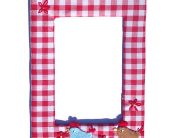 Hen Photo Frame - Personalized / Bird Picture Frame - Personalized / Children's / Girls Frame / Nursery Decor