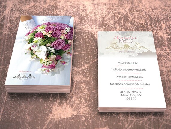 wedding photographer business card v1 photoshop psd template