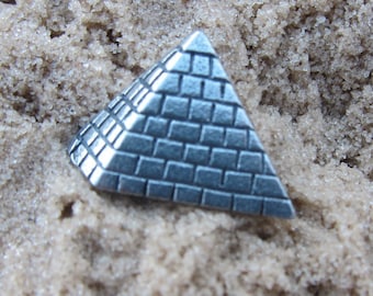 Pyramid Lapel Pin - CC550- Egyptian Pyramids- Greek Structures- Monument- History- Ancient Structures for Pharoahs