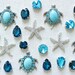 Ocean Push Pins, Beach Thumbtacks, Nautical Pushpins, World Travel Map Pins, Sealife Pins, Turquoise Turtle, Nautical Push Pins, Starfish