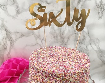 Personalised Number Cake Topper