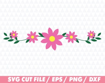 Flower svg, Floral svg, Floral Cricut, Flower wreath svg, Floral wreath svg, Laurel svg, Leaf svg, Monogram svg, Monogram wreath svg