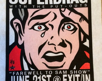 Superdrag screenprint poster 06-21-03