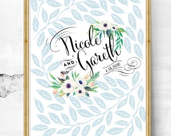 Wedding guest book - Guest book alternative - rustic wedding decorations - unique wedding gift for couple - gift from maid of honor