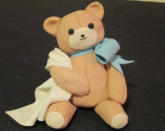 baby bear cake topper sugar gum paste shower