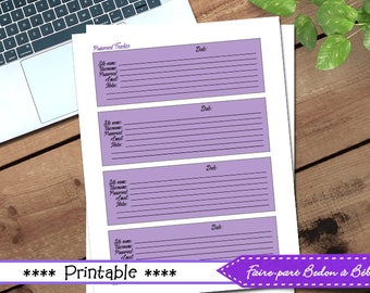 Printable password tracker - digital password organizer - password sheet - password keeper - Printable file