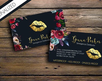 LipSense Business Cards - SeneGence International - LipSense - Distributor - Lipsense