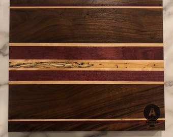 Walnut & Purpleheart Cutting Board