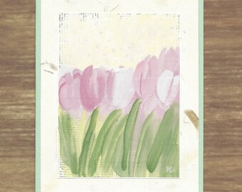 Handmade greeting or note card