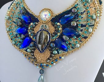 Egyptian Scarab Necklace CUSTOM Made to ORDER Bead