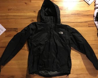 Northface jacket men's large black windbreaker