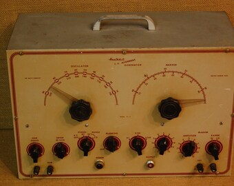 Vintage Heath kit TV Calibration Meter, vintage tv meter,vintage electronics, vintage industrial meter, vintage electronics meter,test meter