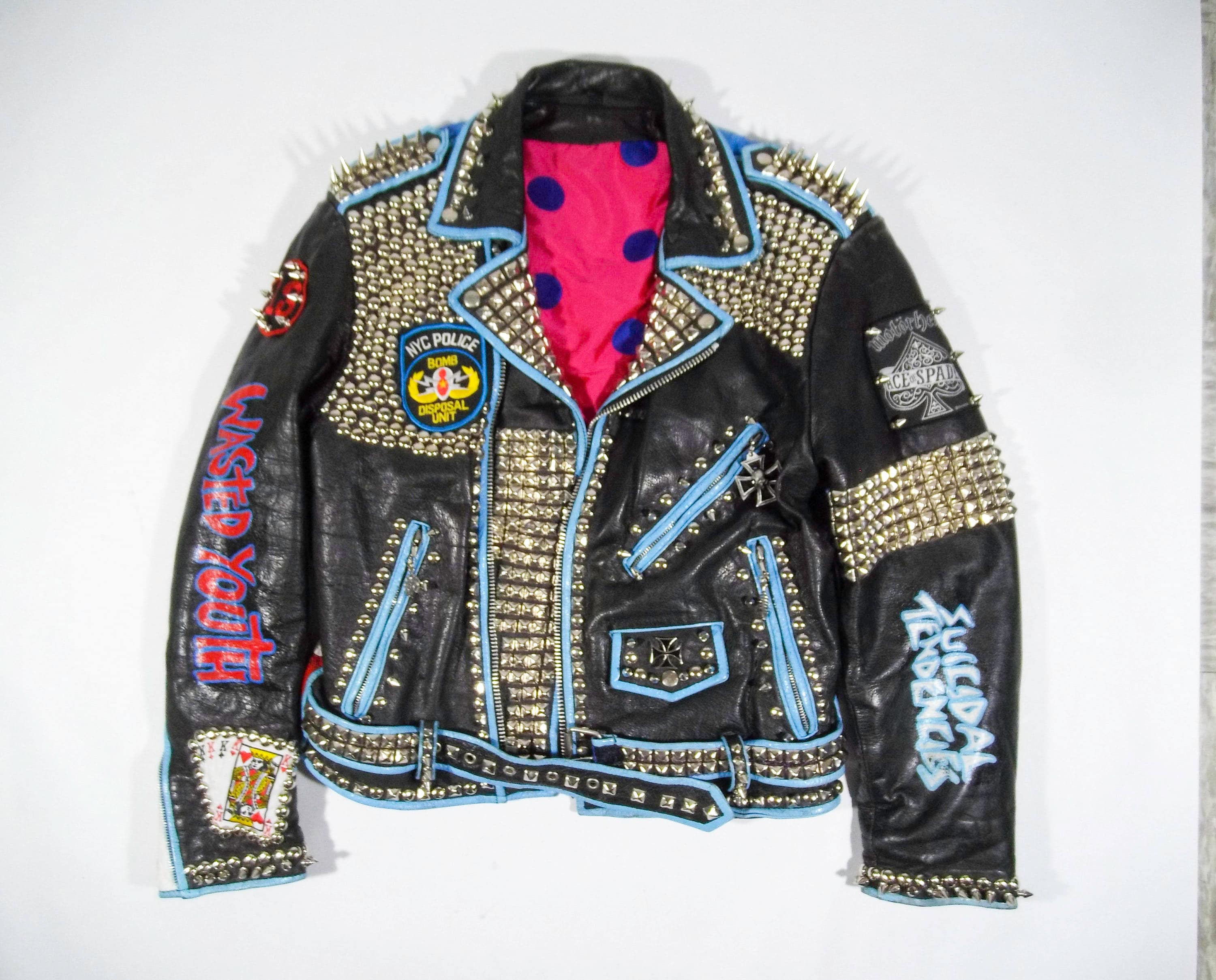 Studded Punk Jacket Studded Punk leather jacket Custom